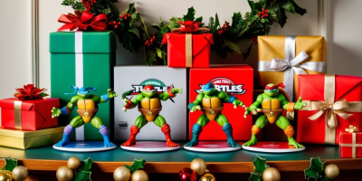 Celebrate the Holidays with Exclusive Teenage Mutant Ninja Turtles Action Figures logo