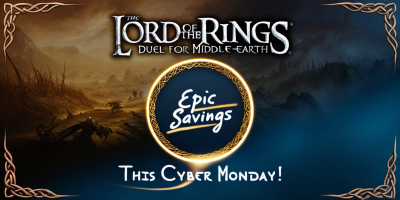 Epic Savings on The Lord of the Rings: Duel for Middle-earth This Cyber Monday! logo