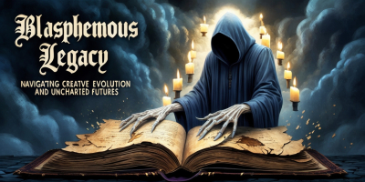Blasphemous Legacy: Navigating Creative Evolution and Uncharted Futures logo