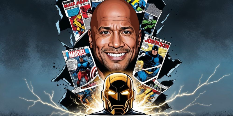 From Wrestling Rings to Superhero Dreams: Dwayne Johnson's Journey Through Comic Book Cinema logo