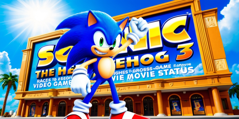 Sonic the Hedgehog 3 Races to Second Highest-Grossing Video Game Movie Status logo