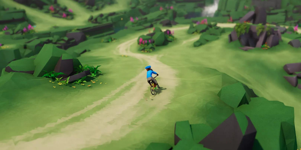 Lonely Mountains Downhill game