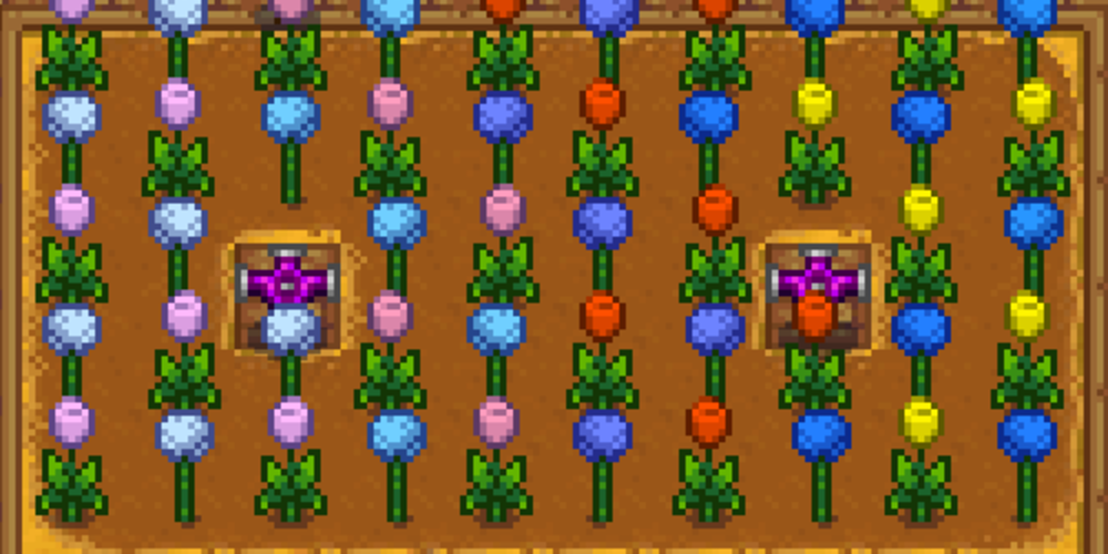 Flowers game screen